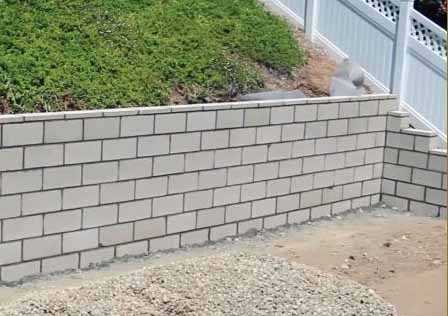 Block retaining wall in Walnut Creek, CA